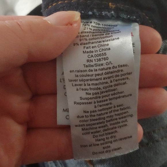 Thyme Maternity Tall full panel Jeans - Picture 4 of 4